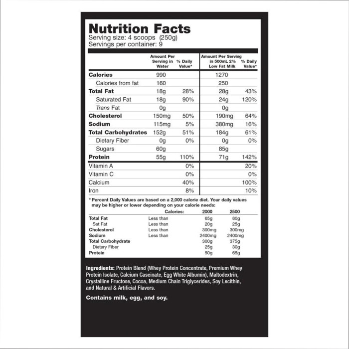 Muscle Juice 2544 - 6000g Chocolate