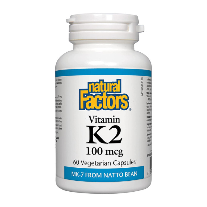 Vitamin K2 100mcg - 60 vcaps — офіційна ціна та характеристики