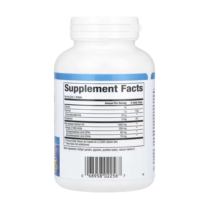 Wild Alaskan Salmon Oil 1000mg - 90 softgels — офіційна ціна та характеристики