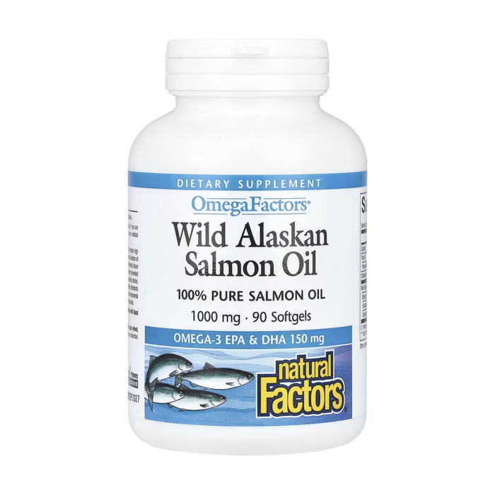 Wild Alaskan Salmon Oil 1000mg - 90 softgels — офіційна ціна та характеристики