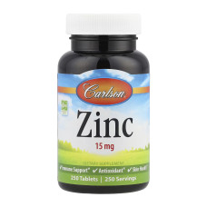 Zinc 15mg - 250 tabs
