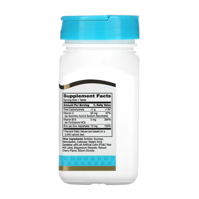 Zinc Plus Vitamins C & B-6 - 90 tabs Cherry — офіційна ціна та характеристики