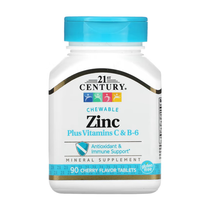 Zinc Plus Vitamins C & B-6 - 90 tabs Cherry — офіційна ціна та характеристики