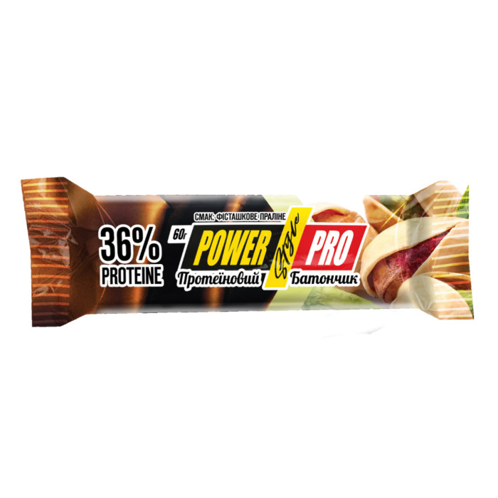 Protein Bar Nutella 36% - 20x60g Pistachio praline — офіційна ціна та характеристики