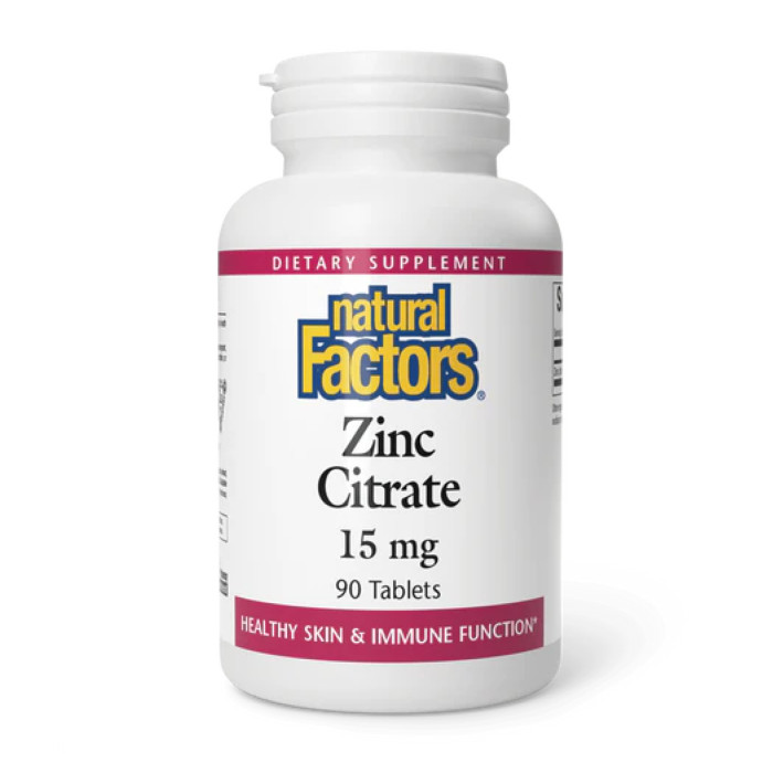 Zinc Citrate 15mg - 90 tabs — офіційна ціна та характеристики