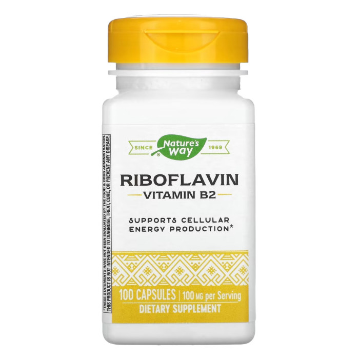 Riboflavin Vitamin B2 - 100 caps — офіційна ціна та характеристики