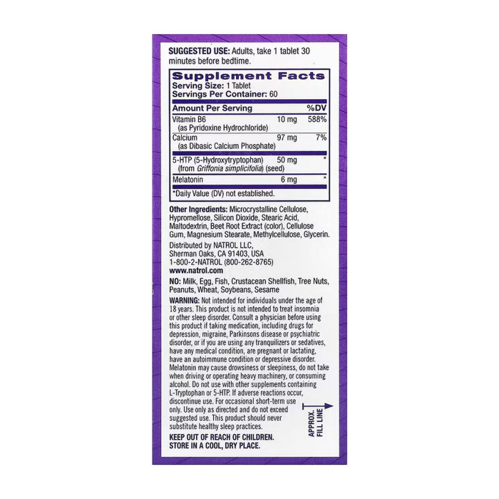 Advanced Sleep Melatonin - 60 tabs — офіційна ціна та характеристики