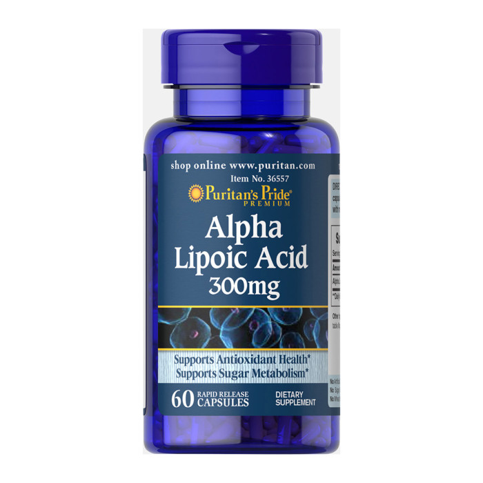 Alpha Lipoic Acid 300mg - 60 caps — офіційна ціна та характеристики