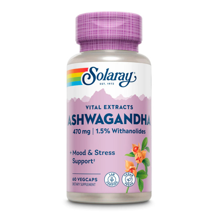 Ashwaganda Root Extract 470mg - 60vcaps — офіційна ціна та характеристики