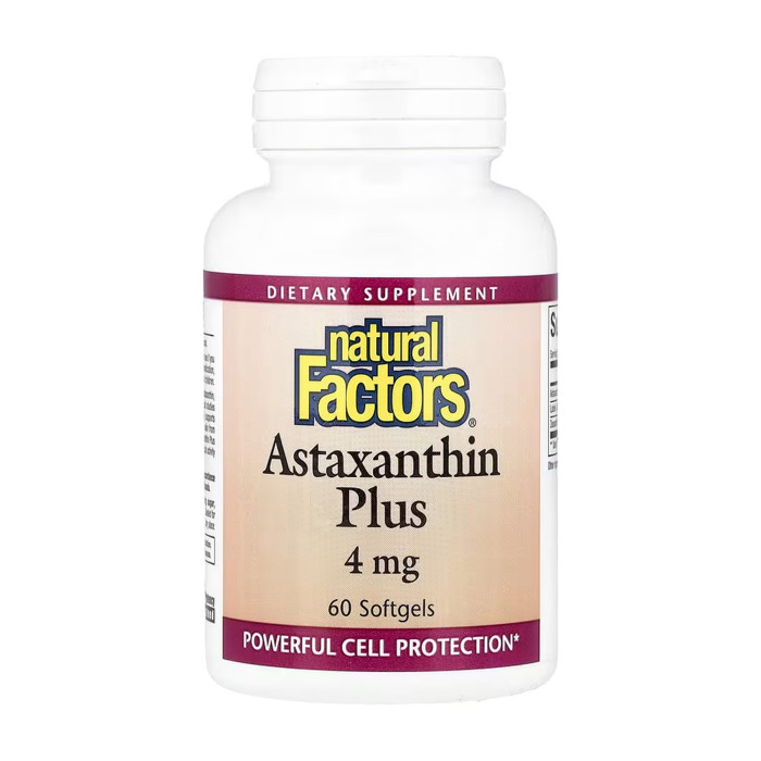 Astaxanthin Plus 4mg - 60 softgels — офіційна ціна та характеристики