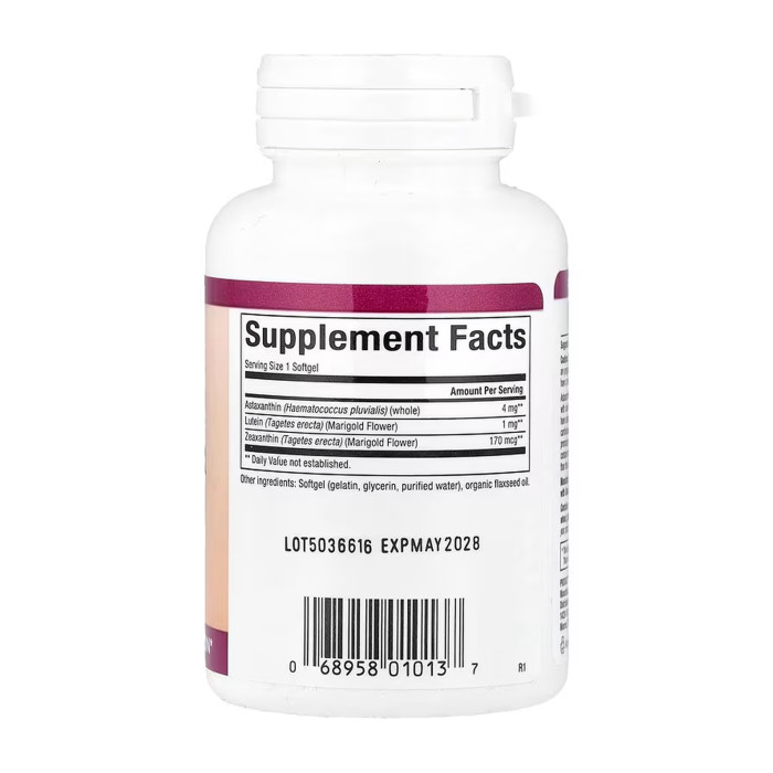 Astaxanthin Plus 4mg - 60 softgels — офіційна ціна та характеристики