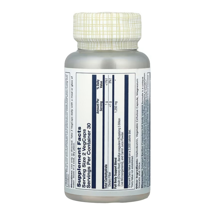 Bacillus Coagulans 5 Billion CFU - 60 vcaps — офіційна ціна та характеристики