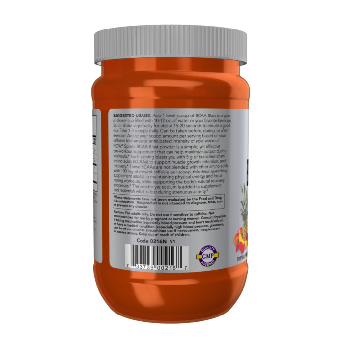 BCAA Blast Powder - 600g Tropical Punch — офіційна ціна та характеристики