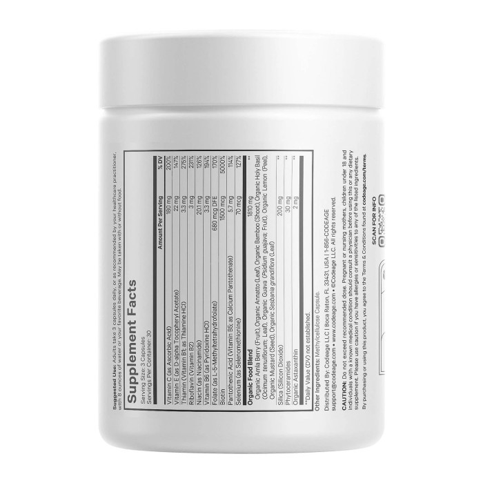 Beauty Tonic Biotin Supplement + Vitamins & Minerals - 90 vcaps — офіційна ціна та характеристики