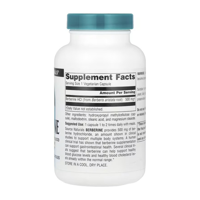 Berberine 500 mg - 120 vcaps — офіційна ціна та характеристики