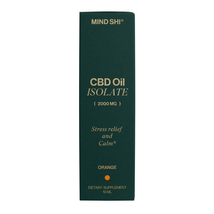 CBD Oil Isolate 2000 mg Orange - 10 ml — офіційна ціна та характеристики