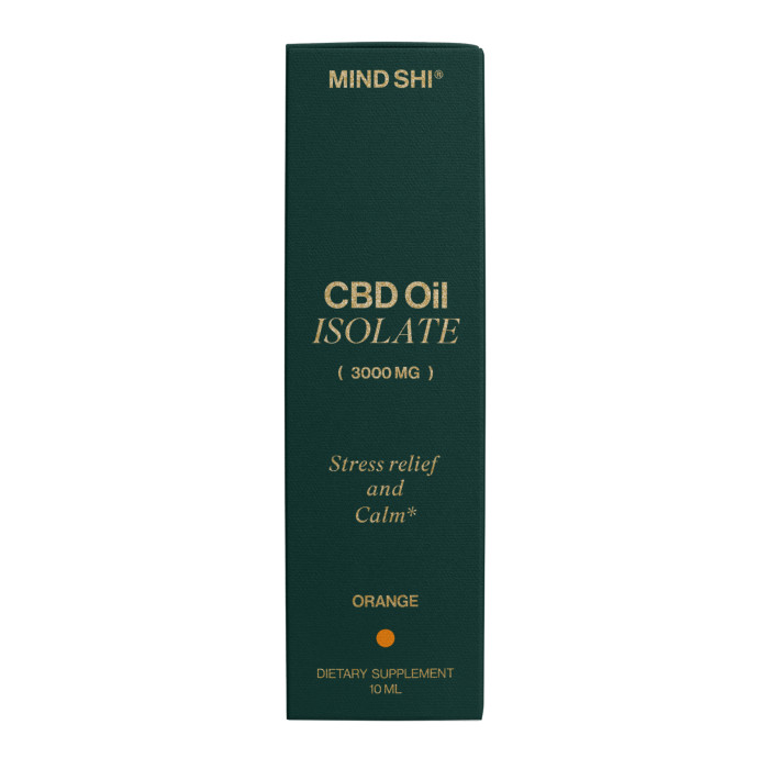 CBD Oil Isolate 3000 mg Orange - 10 ml — офіційна ціна та характеристики