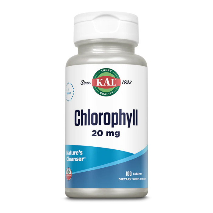 Chlorophyll 20mg - 100 tabs — офіційна ціна та характеристики