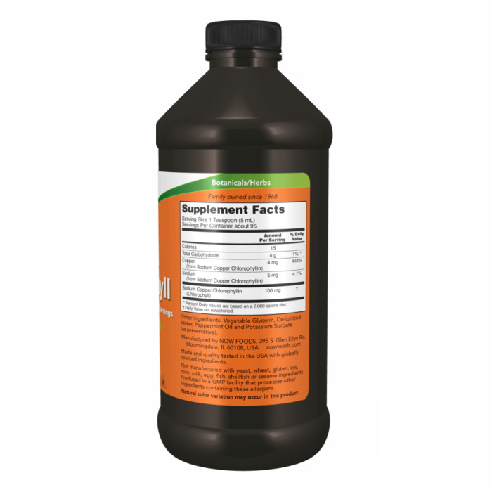 Chlorophyll Liquid Mint - 16 oz (Пошкоджена банка)