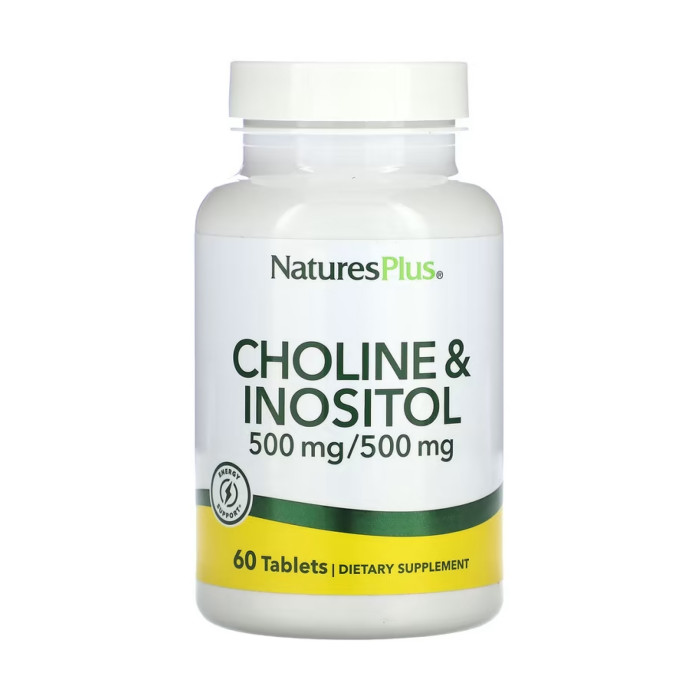Choline & Inositol 500mg - 60 tabs — офіційна ціна та характеристики