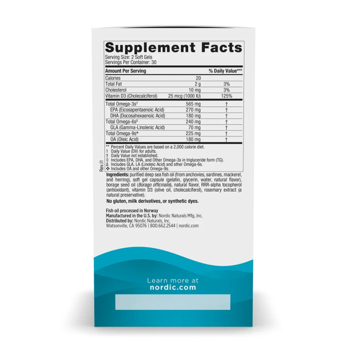 Complete Omega-D3 - 60 softgels — офіційна ціна та характеристики