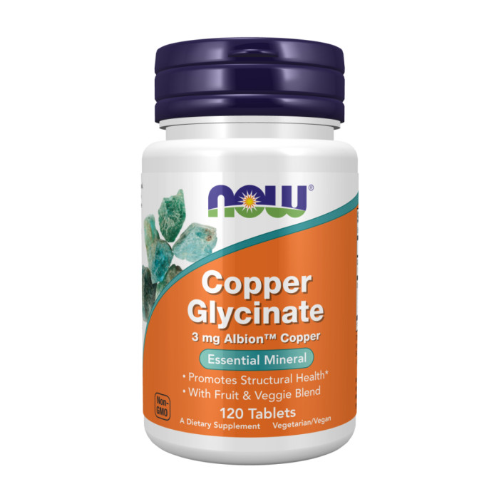 Copper Glycinate 3mg - 120 tabs — офіційна ціна та характеристики