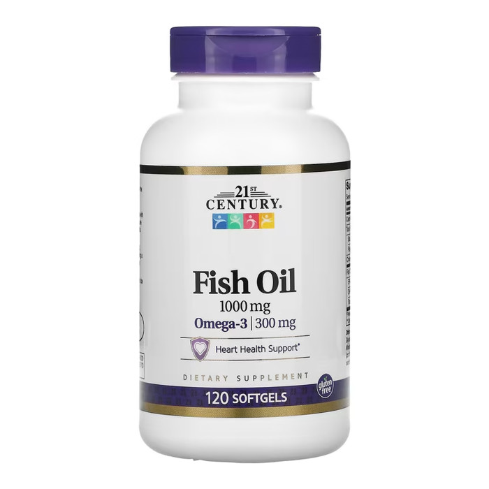 Fish Oil 1000 mg - 120 softgels — офіційна ціна та характеристики