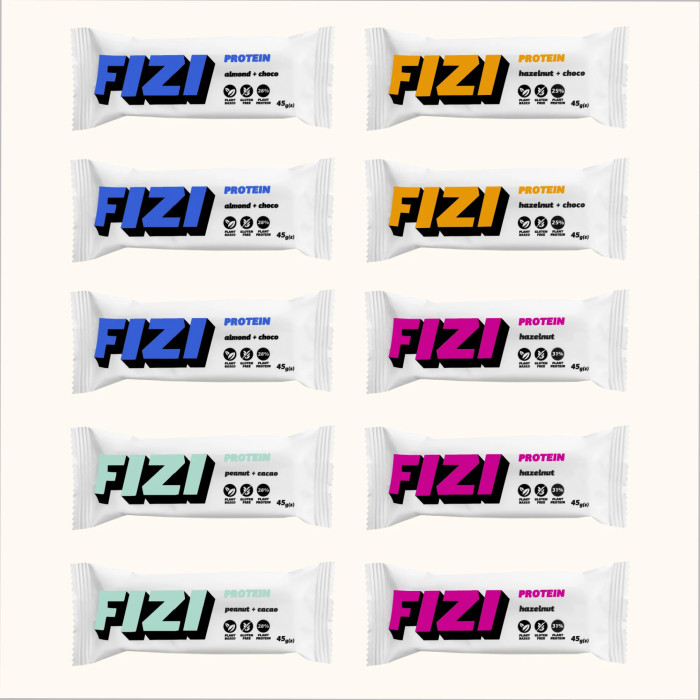 FIZI Protein Box - 10x45g — офіційна ціна та характеристики