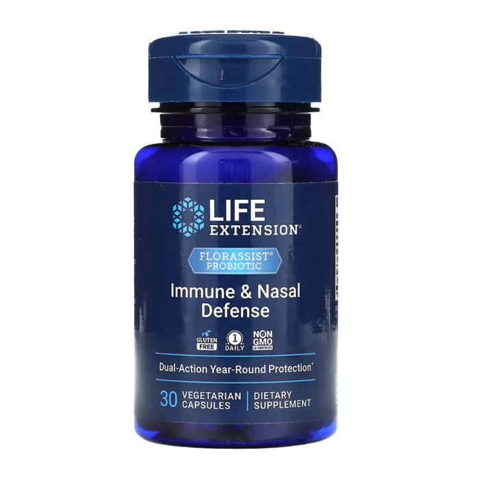 FLORASSIST® Probiotic Immune & Nasal Defense - 30 vcaps — офіційна ціна та характеристики