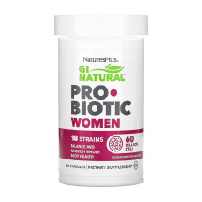 Gi Natural Probiotic Women - 30 caps