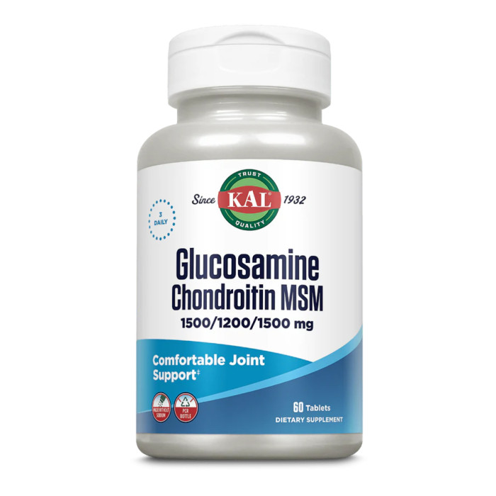 Glucosamine Chondroitin MSM - 60 tabs — офіційна ціна та характеристики