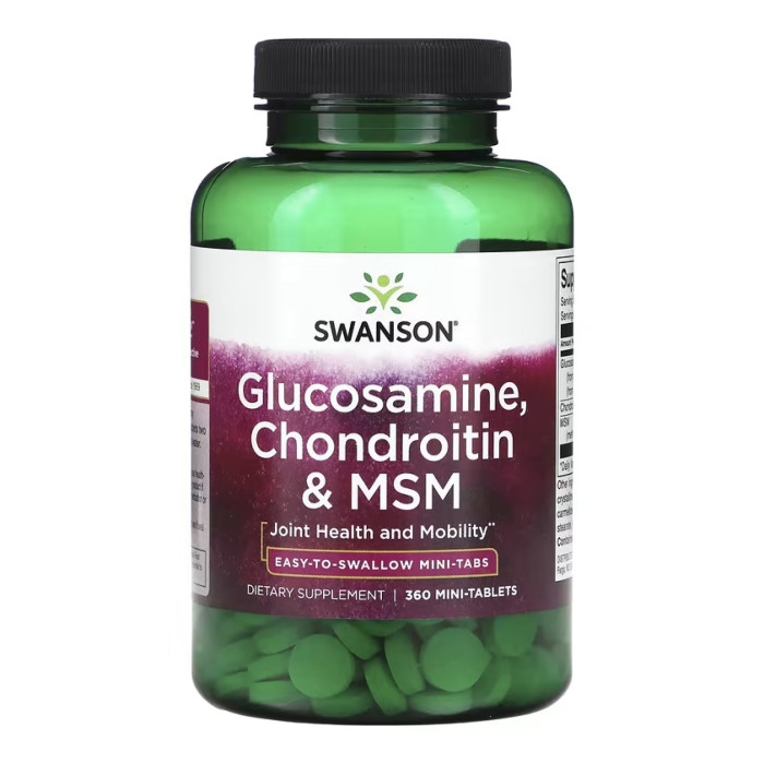 Glucosamine, Chondroitin & Msm Mini Tabs - 360 tabs — офіційна ціна та характеристики