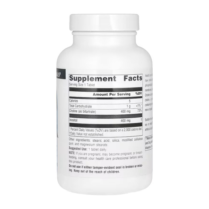 Inositol & Choline 800 mg - 100 tabs — офіційна ціна та характеристики