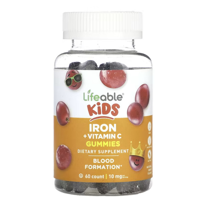 Iron + Vitamin C Kids - 60 gummies — офіційна ціна та характеристики