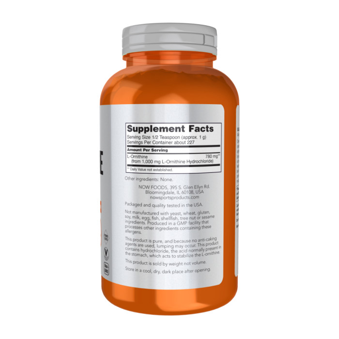 L-Ornithine Powder - 227g — офіційна ціна та характеристики