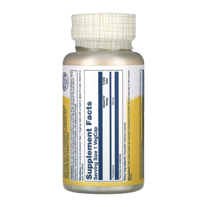 L-Phenylalanine 500mg - 60 vcaps