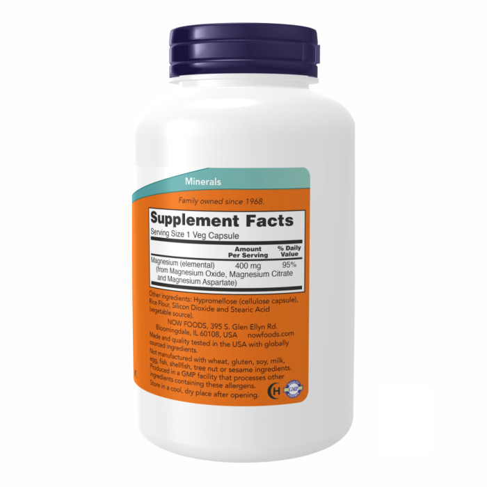 Magnesium 400mg - 180 vcaps (Пошкоджена банка)