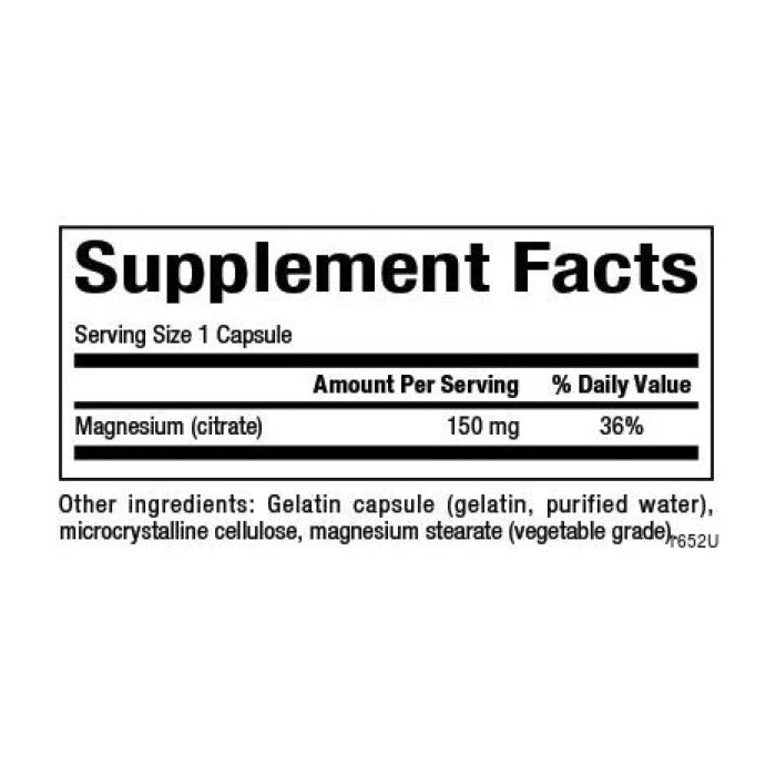 Magnesium Citrate 150mg - 90 caps — офіційна ціна та характеристики