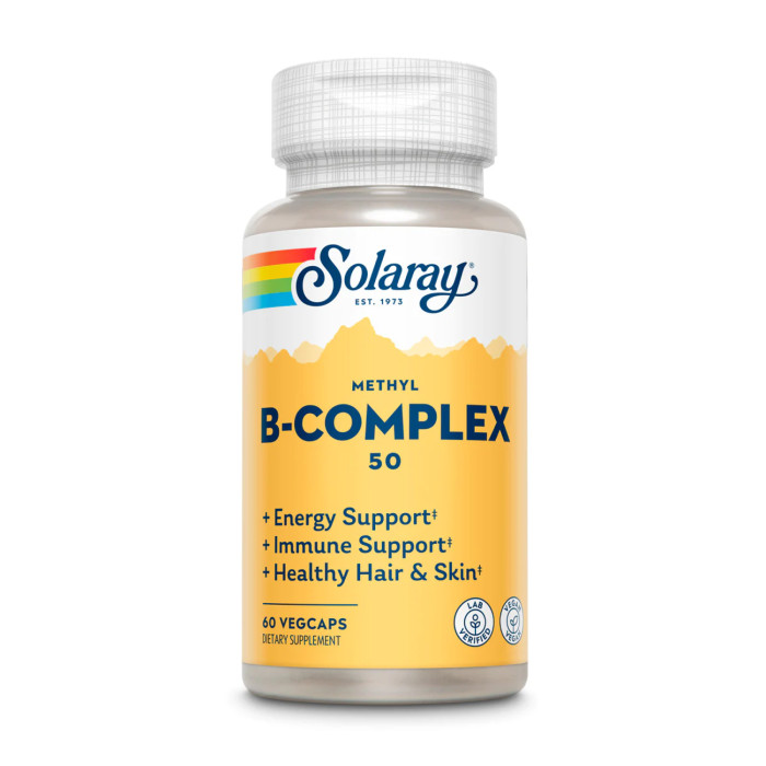 Methyl B-Complex 50mg - 60 vcaps — офіційна ціна та характеристики