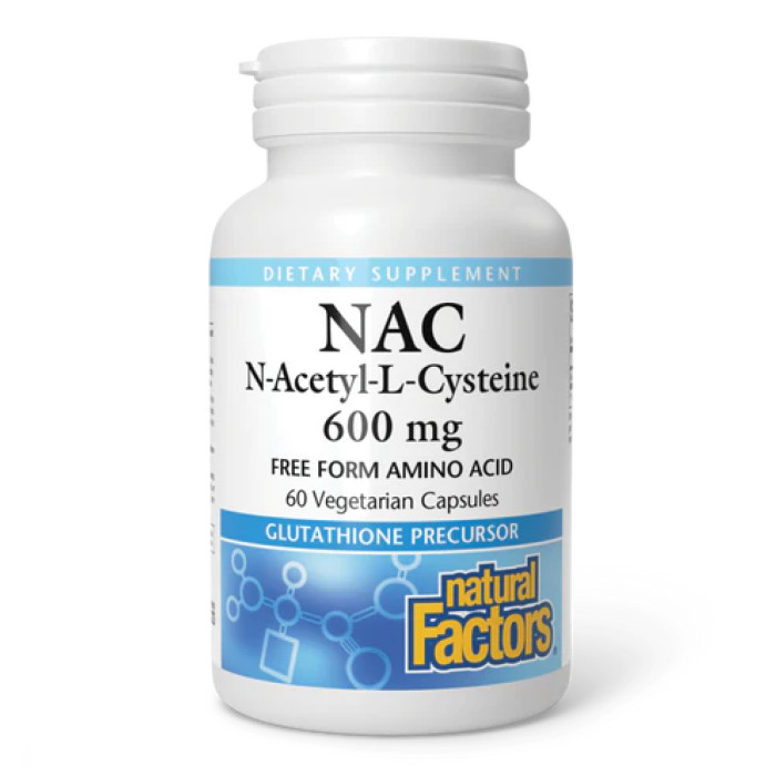 N-Acetyl-L-Cysteine Amino Acid 600mg - 60 vcaps — офіційна ціна та характеристики
