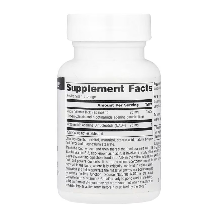 NAD+ Coenzymated™ B-3 - 30 Lozenges — офіційна ціна та характеристики