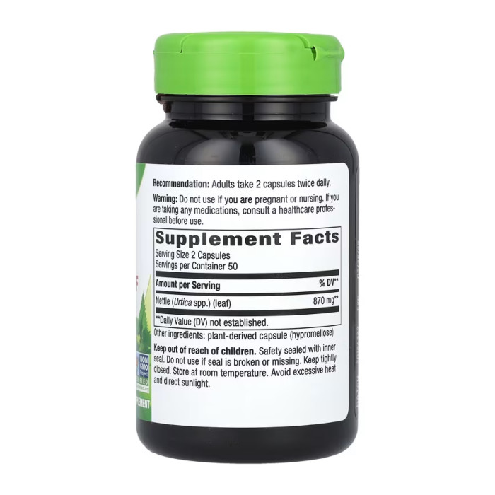 Nettle Leaf - 100 vcaps — офіційна ціна та характеристики