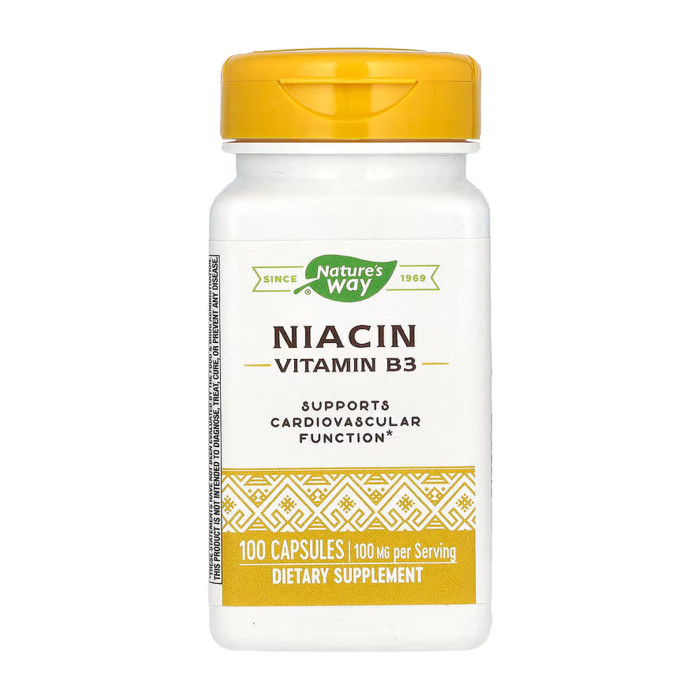 Niacin 100 mg - 100 caps — офіційна ціна та характеристики
