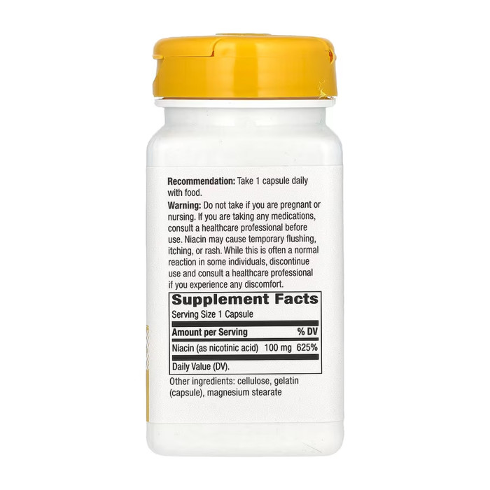 Niacin 100 mg - 100 caps — офіційна ціна та характеристики