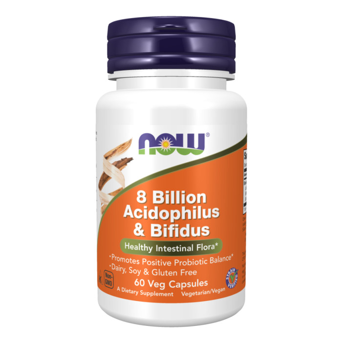 8 Billion Acidophilus & Bifidus - 60 vcaps — офіційна ціна та характеристики