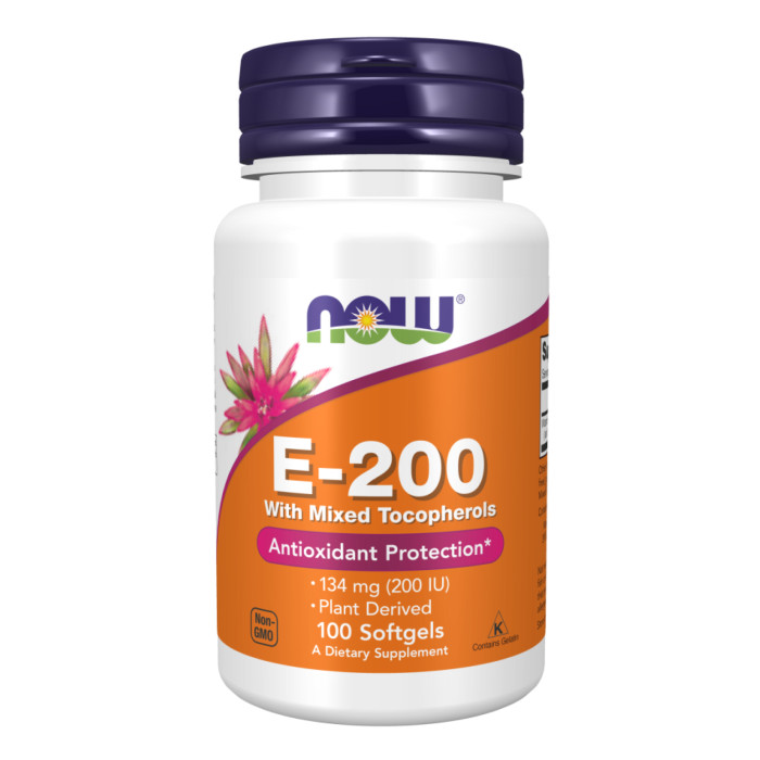E-200 Mixed Tocopherols - 100 sgels — офіційна ціна та характеристики