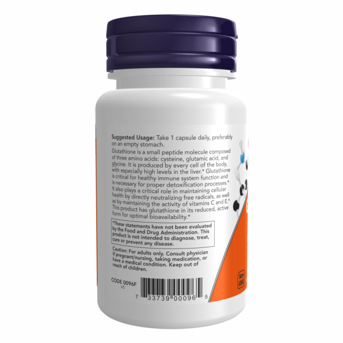 Glutathione 250mg - 60 vcaps — офіційна ціна та характеристики