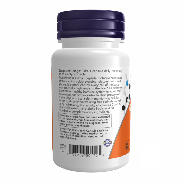 Glutathione 500mg - 30 vcaps — офіційна ціна та характеристики