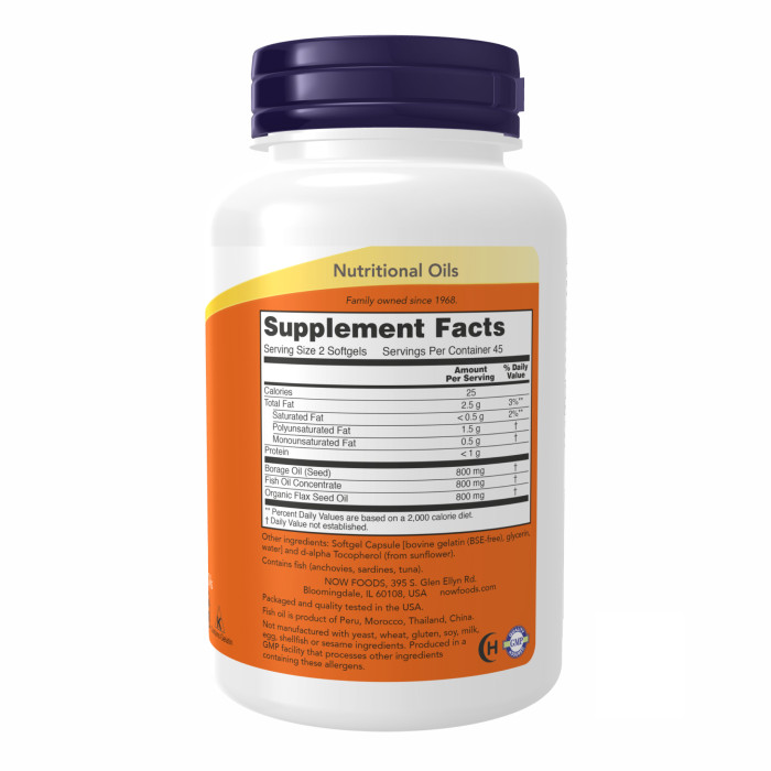 Super Omega 3-6-9 1200 mg - 180 sgels — офіційна ціна та характеристики