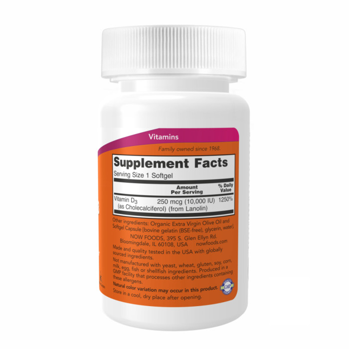 VIT D-3 10,000 IU - 120 sgels — офіційна ціна та характеристики
